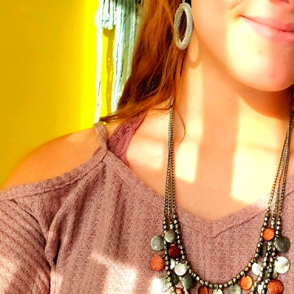 Wire Mesh Earrings - Picture 3 of 6